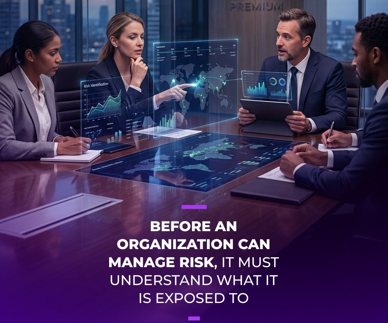 Before an Organization can manage risk, it must understand what it is exposed to 